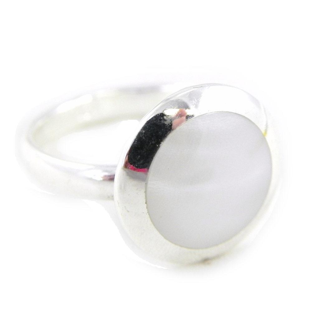 Silberring „Wisdom“ aus Perlmutt