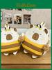 Nylon Cute Honeybee Backpack With Embroidery For Casual Travel And Student Use