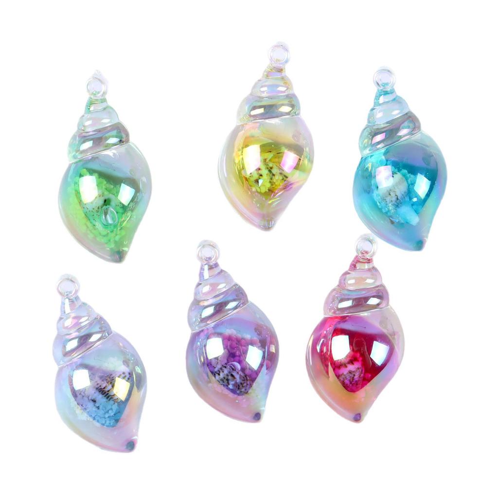 Acrylic Seashell Bag Pendant & Earrings DIY Kit
