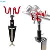 [TL][TL]Airbrush Holder Clamp-On Stand Holds 2 Airbrushes Hobby Spray Gun Parts Table Bench Top Mount Airbrush Tool Accessories