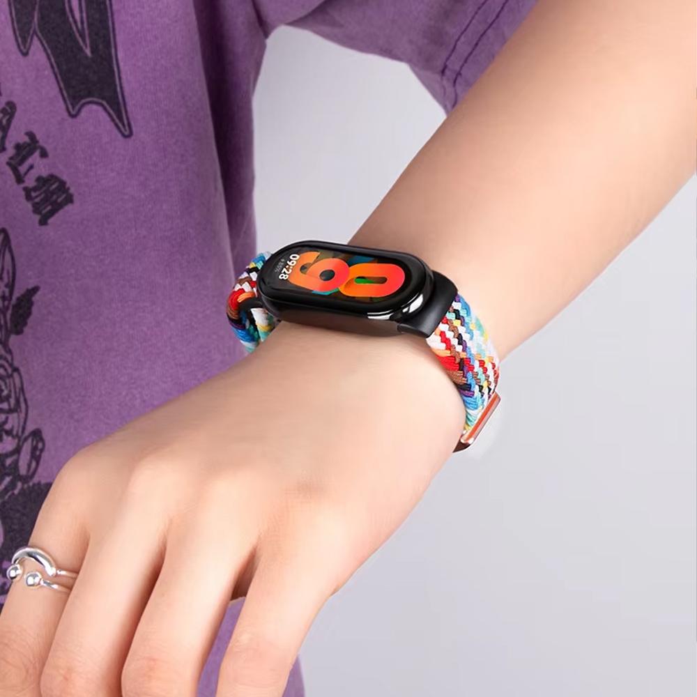 Horlogebanden voor Xiaomi Mi Band 10 9 8 NFC Vervangende riem accessoires magnetisch Gevlochten correa armband Miband 9 Miband 8 Band