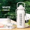 2L Thermal Water Bottle Vacuum Flasks Bottle Thermal Mug Tumbler with Straw Large Insulation Stainless Steel for Travel Outdoor