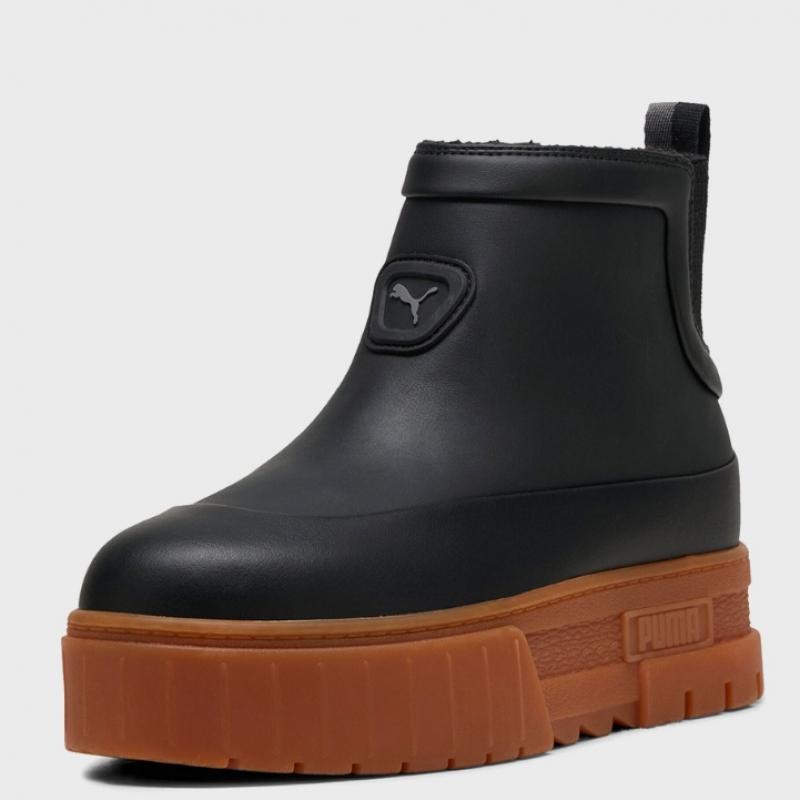 Puma Maze Bottes Wellis Cuir W   Noir   398535 01