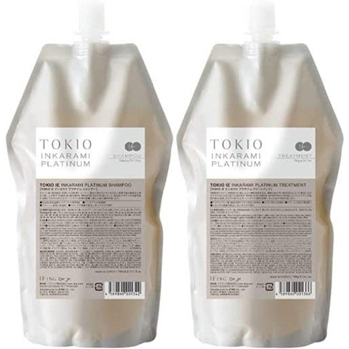 TOKIO Platinum Shampoo 700ml & Treatment 700g Set