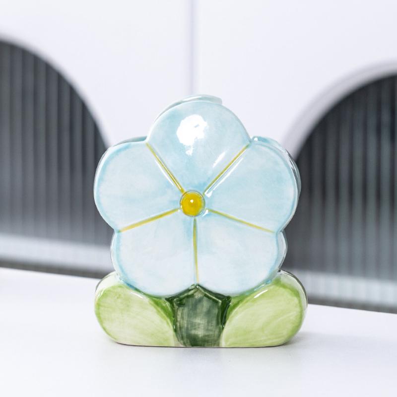 Tulpe Blume Make-up Pinsel Aufbewahrungseimer Büro Pinselhalter Schlafzimmer Schreibtisch Aufbewahrung Dekorative Ablage Ornament