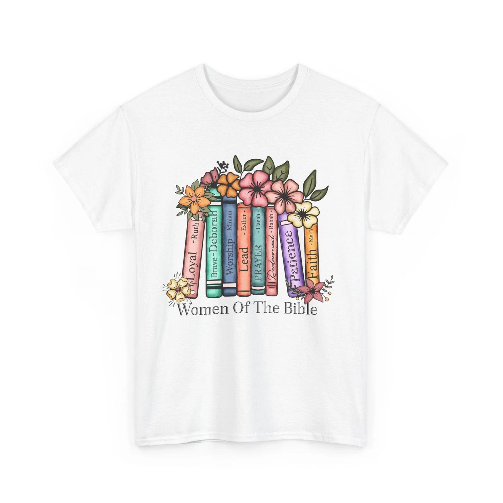 Book T-Shirt | Booktrovert T-Shirt | Women Of The Bible Book Shirt S
