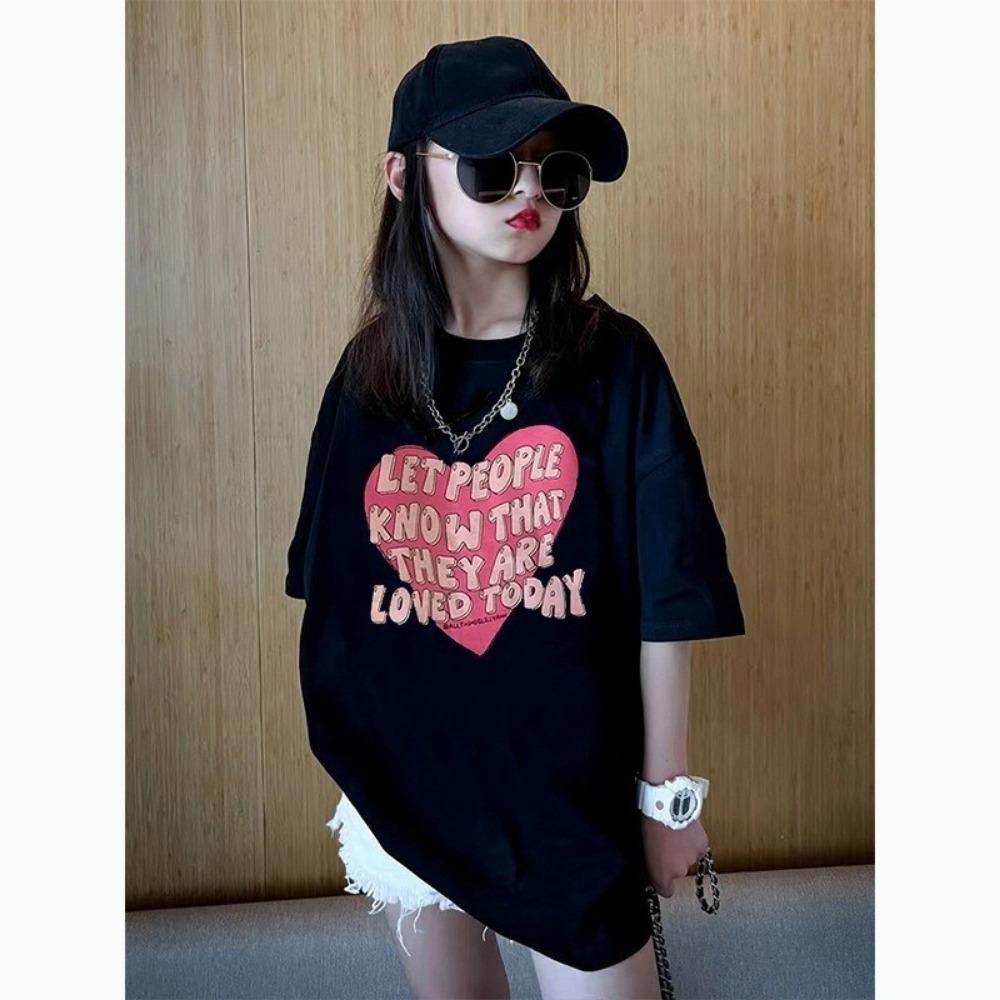 Korean oversized T-shirt with cute print