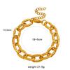 YueShi Punk Style Thick Chain Ring & Necklace Bracelet Set