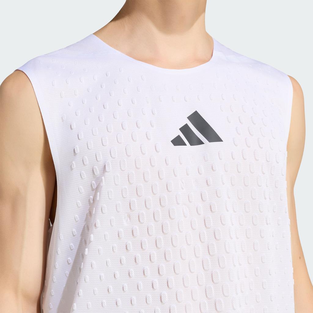 adidas Tank Tops Men's White Crew Neck Moderate Other