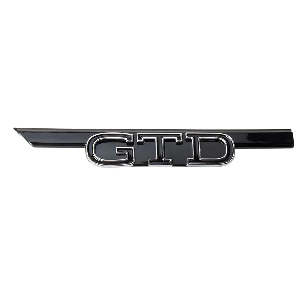 Golf 3 4 MK3 MK4 2026 Hot For VW VOLKSWAGEN 1pc Black/Red 3D ABS GTI Letter Front Grille Emblem Replacement Style Suit For VW Go