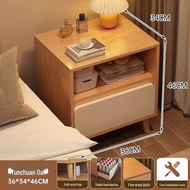 Modern Bedside Storage Cabinet for Bedrooms and Rentals
