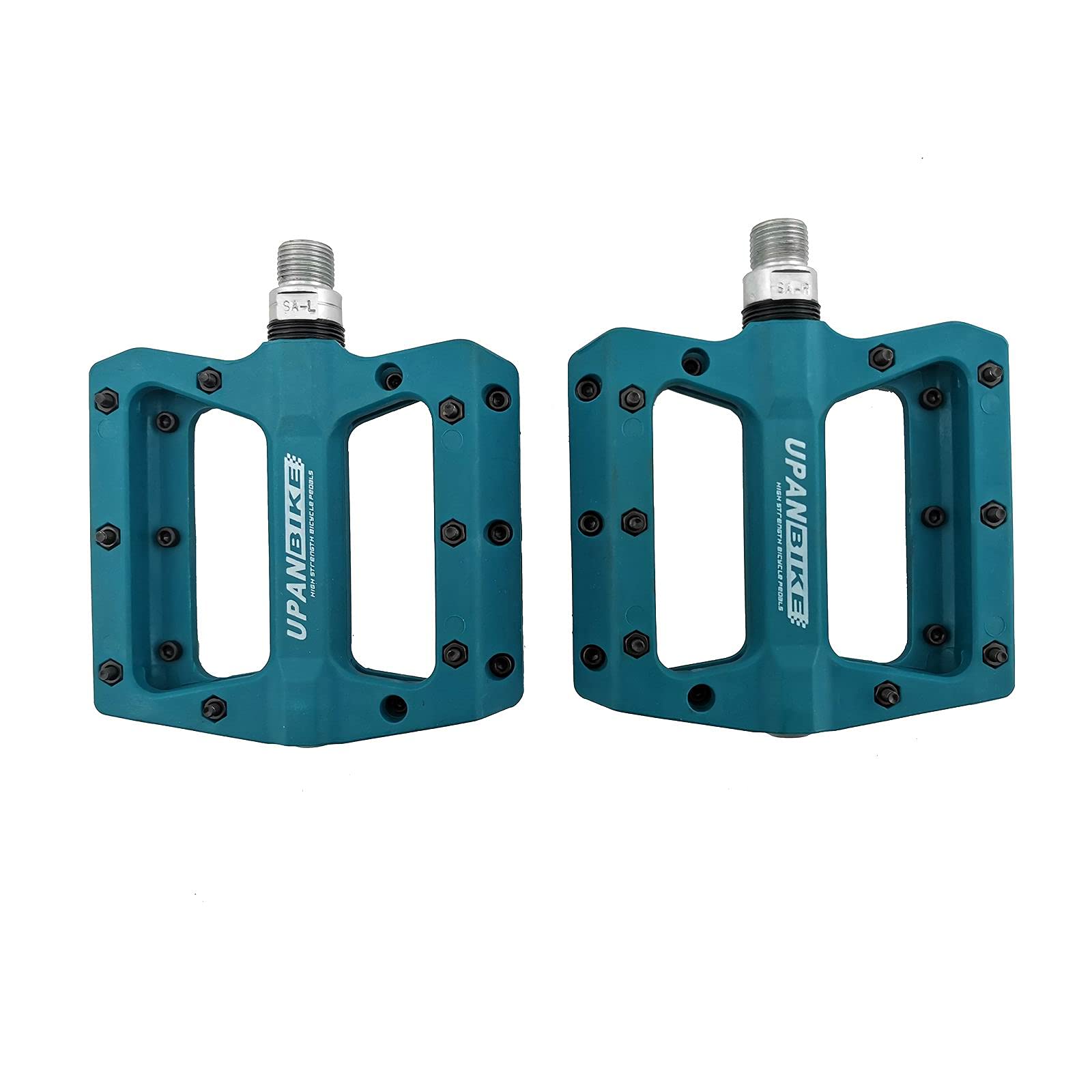 

UPANBIKE Bicycle Nylon Fiber Peilin Bearing Pedals with Large for Road and Mountain Bikes Pedals, Material, Pedals, Ultra-Lightweight 3-Bearing синий