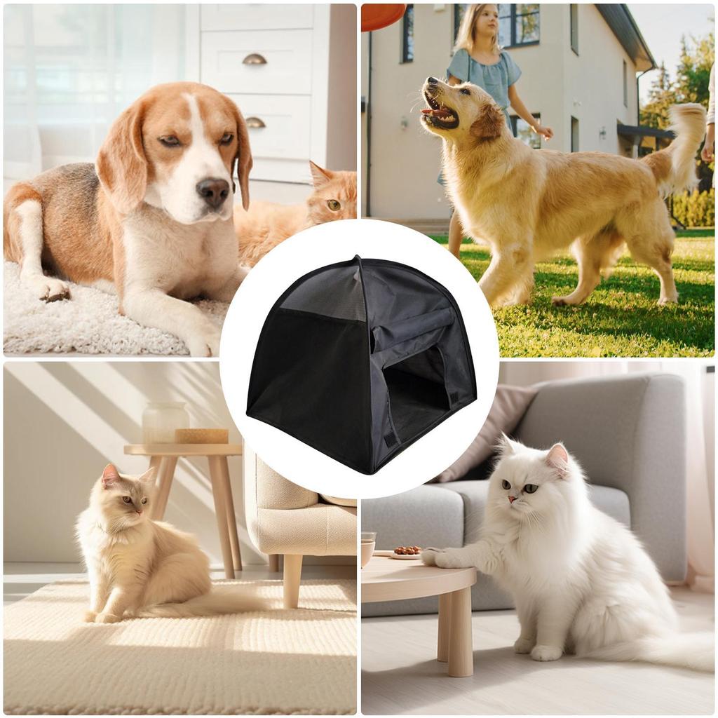 Dog Sun Protection Tent Pet Tent Outdoor Sun Protection Cat and Dog Tent Dog Fence Foldable Cat Tent House for Puppies Kittens
