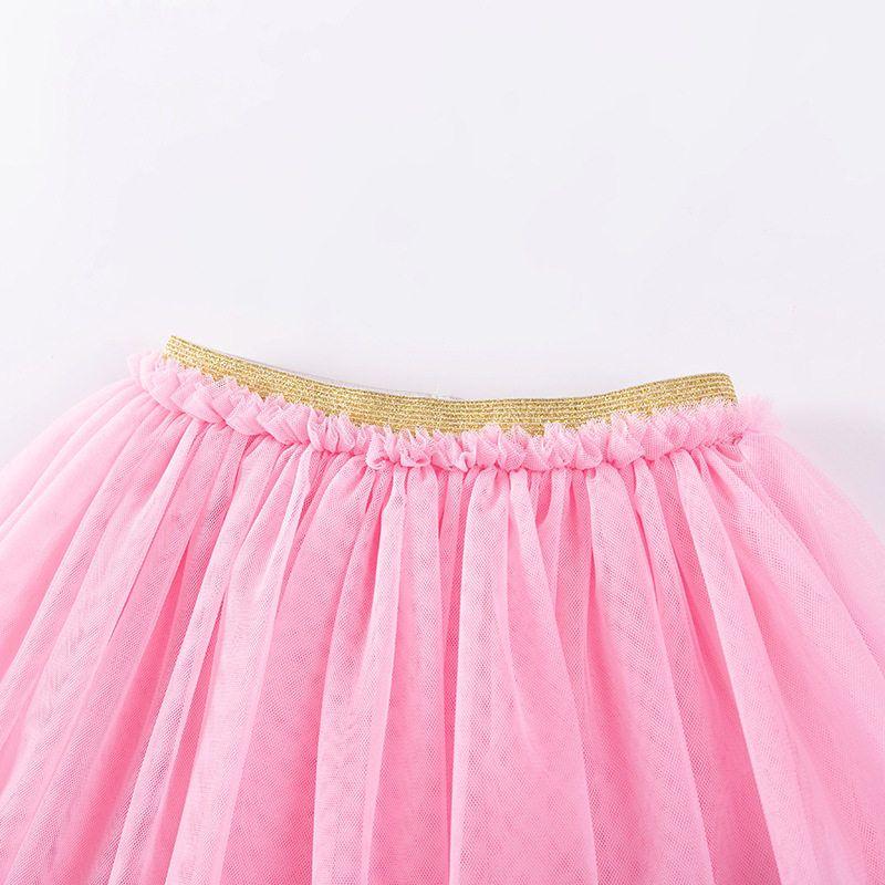 Little Maven Summer Stylish Girls' Outfit European and American Style Mesh Skirt Set Cute Baby Children's Clothing