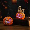 Festives Decorative Light Energy Efficient Halloween Pumpkin Skull Lamp Figurine for Parties and Homes Home Decorations HX6C