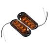 LED Side Marker Lights Yellow Lamp Indicator Parts