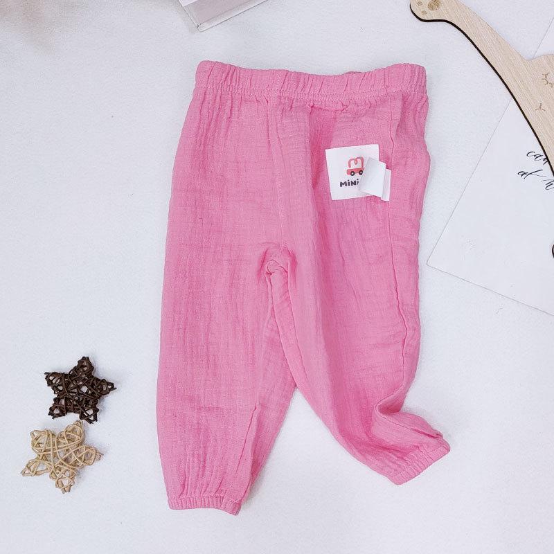 Children's Summer Lightweight Mosquito-Proof Cotton Pants