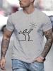 Men's T-Shirt La Linea Amazing Cotton Tees Oversized Graphic T Shirts Vintage Adult Print Graphic Tee Shirt for Men