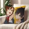 Hot Japanese Anime H-Horimiya Office Cushion Pillowcase Car Cushion Cover45X45Cm Lumbar Pillowcase Sofa Pillowcover