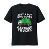 Garbage Truck Just A Boy Who Loves Trucks T Shirt Vintage Washed Soft Comfortable Versatile Breathable Stylish Fashion Homme
