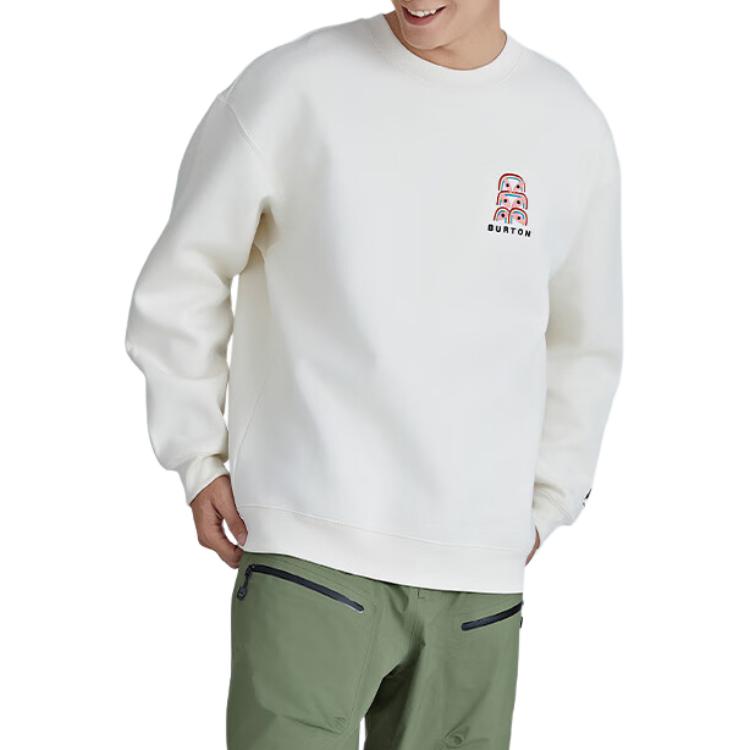 BURTON Board Sweatshirt Unisex White 92503799103