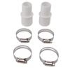32mm Hose Coupling Pool Hose Adapter with Hose Clamp Hose Adapter Replacement for Pangea Tech