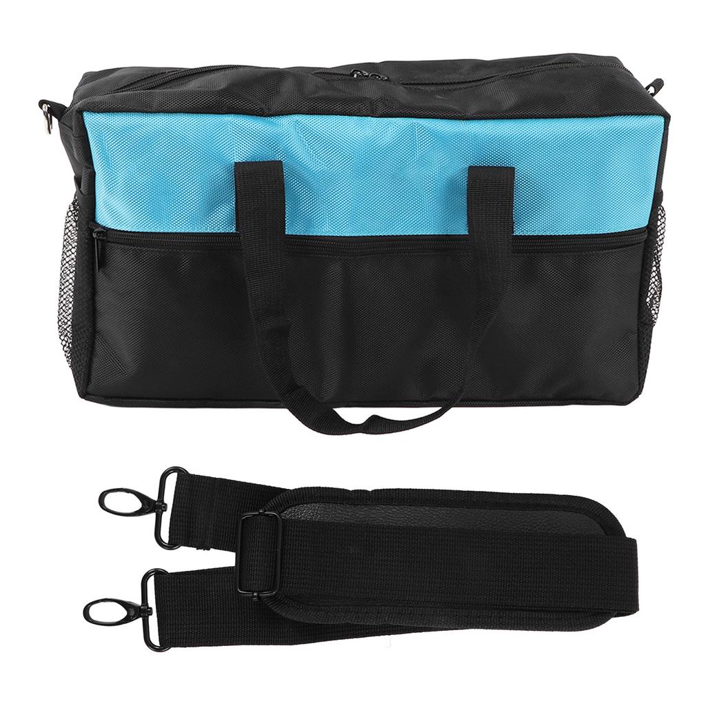 Tool Bag Heavy Duty Wide Mouth Oxford Cloth Toolbag for Electrician with Pockets Storage Organizer