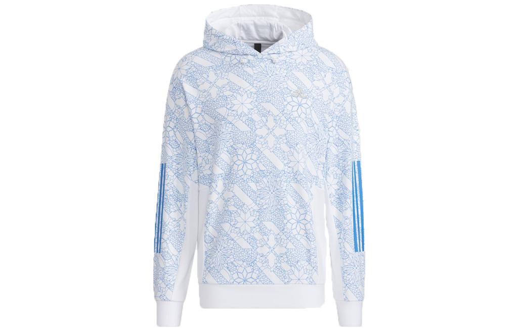 Adidas Sweatshirts Men's Cerulean Hooded Moderate Regular HE2915
