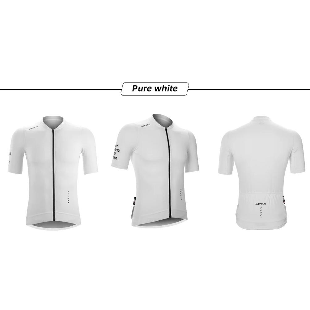 DAREVIE Cycling Jersey Cool And Refreshing Anti UV PRO Level Men's Cycling Shirt Moisture Wicking Non Slip Cycling Jersey Man