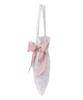 Maison De FLEUR Ribbon Pattern Double Ribbon Tote Bag, Pink, Size F, 08001132400