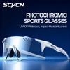 SCVCN UV400 Photochromic Protection Glasses Men Women Riding Windproof Goggles Outdoor Sports Eyewear MTB Road Bike Sunglasses 7