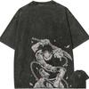T-shirt Toji Fushiguro Jujutsu Kaisen Anime T-shirt Homme Poids Lourd Délavage Acide Surdimensionné Streetwear Harajuku Haut Graphique 2026