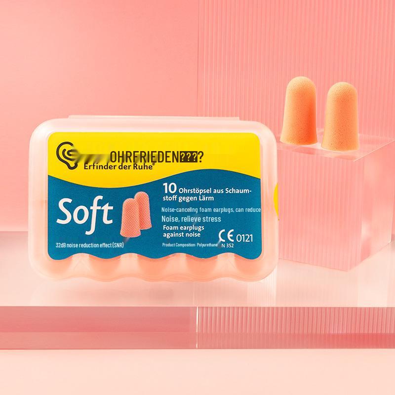 German Anti-Noise Sleeping Earplugs - Super Sleep Soundproof Earmuffs for Snoring