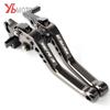 Motorcycle CNC Adjustable Short Brake Clutch Levers For YAMAHA R3 YZF-R3 MT03 MT-03 2015 2016 2017 2018    2022 2023