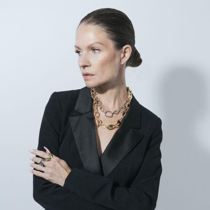Collier - LUXENTER - Laroth - Or jaune 18 carats - 42+6 cm - Alliage métallique
