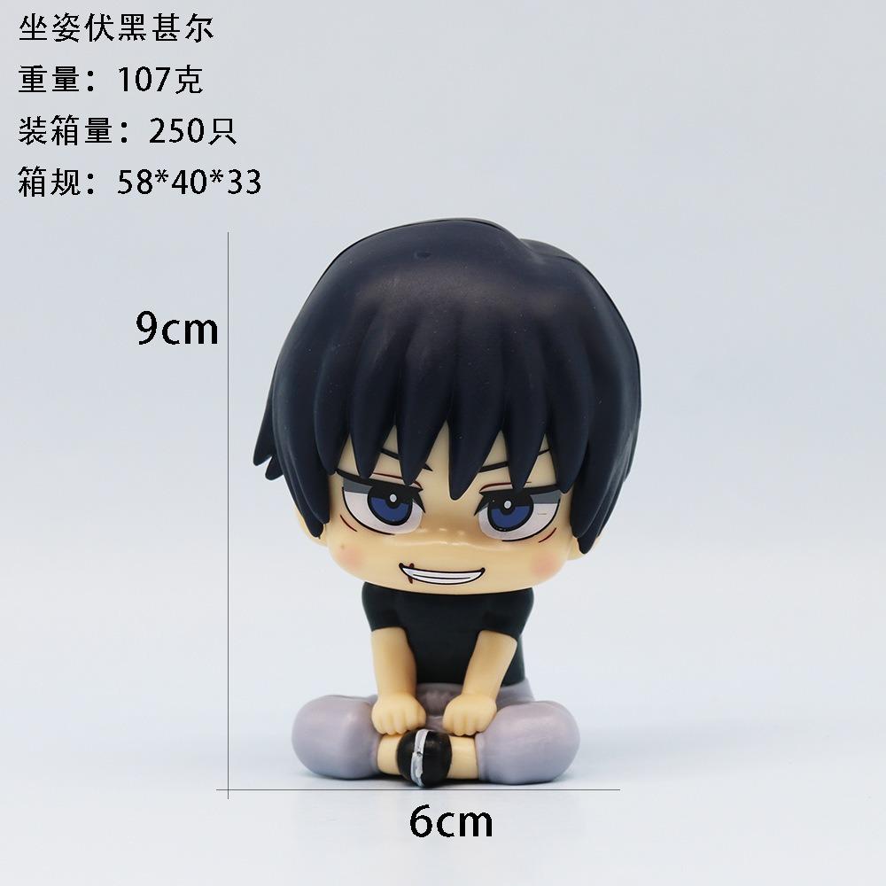 Q Version Jujutsu Kaisen Figures Cute Yuji Itadori Gojo Satoru PVC Action Figures Anime Figure Model Toys Collection Doll Gift