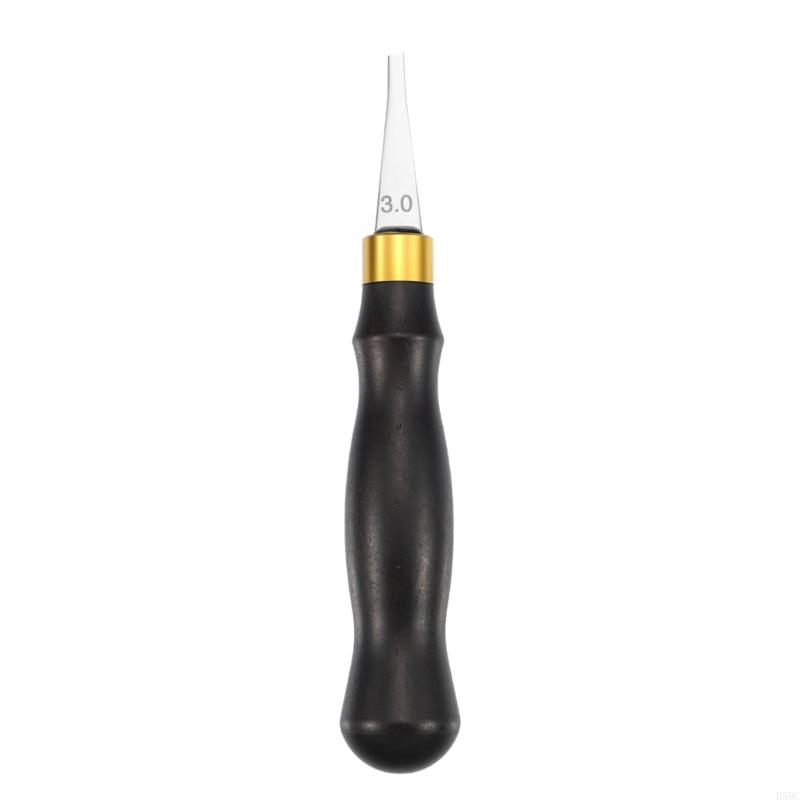 2.0 2.5 3.5 4.5 5.0mm Leather Edges Crafting Tool Leather Edges Creaser with Handle Leather Craft Tool