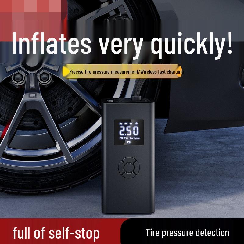Wireless Electric Car Inflator & Balloon Pump with Ultra-Fast Inflation and Lighting Feature