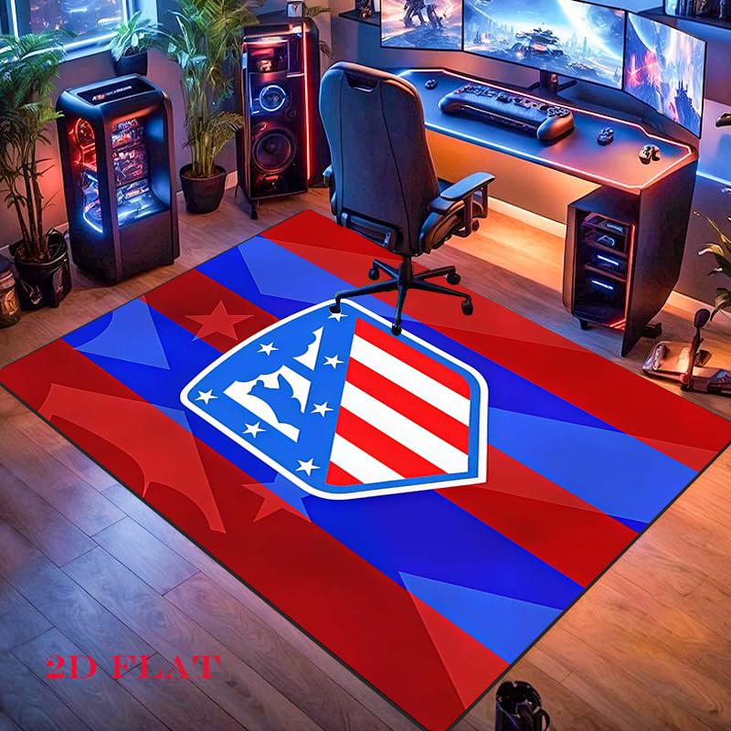 Atleti Carpet Rug for Living Room Bedroom Home Sofa Decoration,Kids play Nonslip Floor Mat