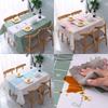 Tablecloth Waterproof Oilproof Cover Protector Simple Home Dining Decor Peva