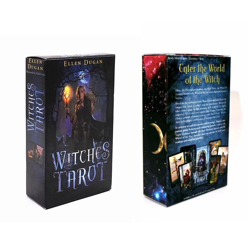 Witches Tarot Cards A 78 Deck Oracle English Visions Divination Edition Borad Spille spill