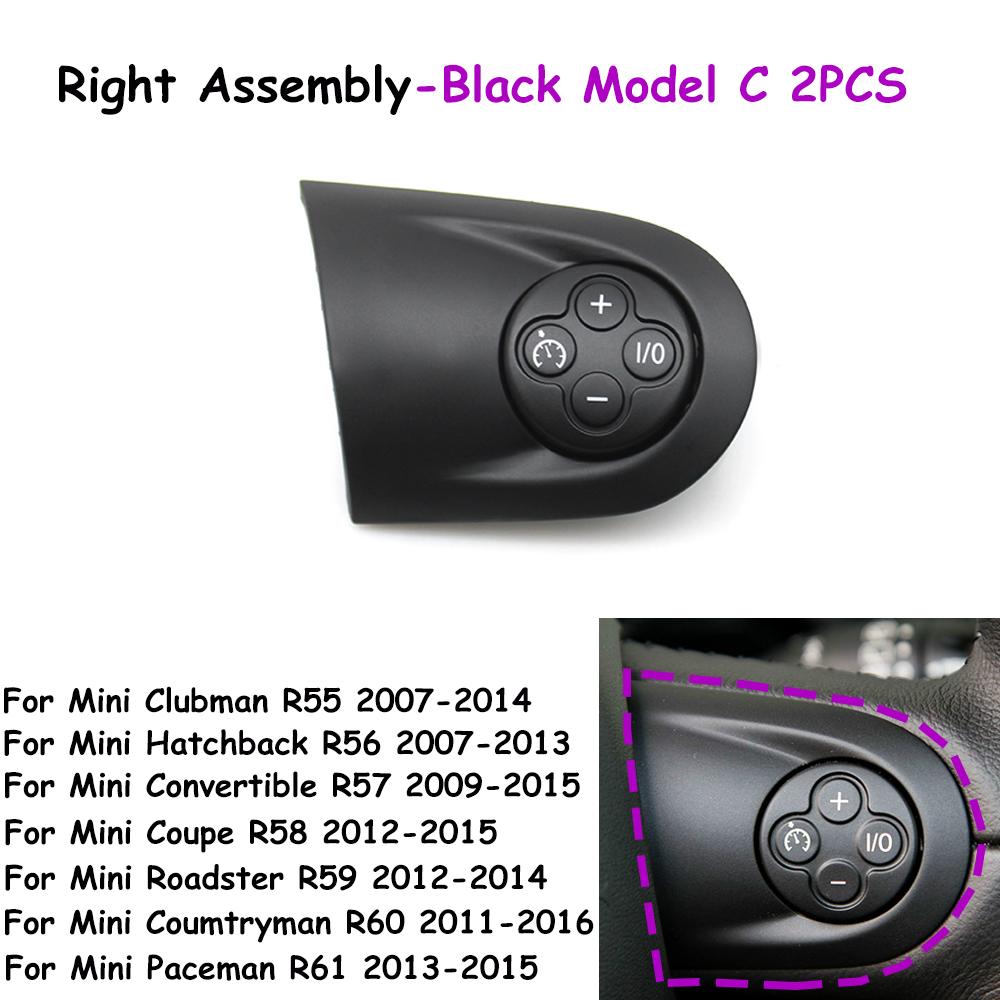 R55 R56 R57 R58 R59 R60 R61 Car Steering Wheel Multifunction Cruise Control Switch Button Assembly For BMW Mini Cooper Paceman