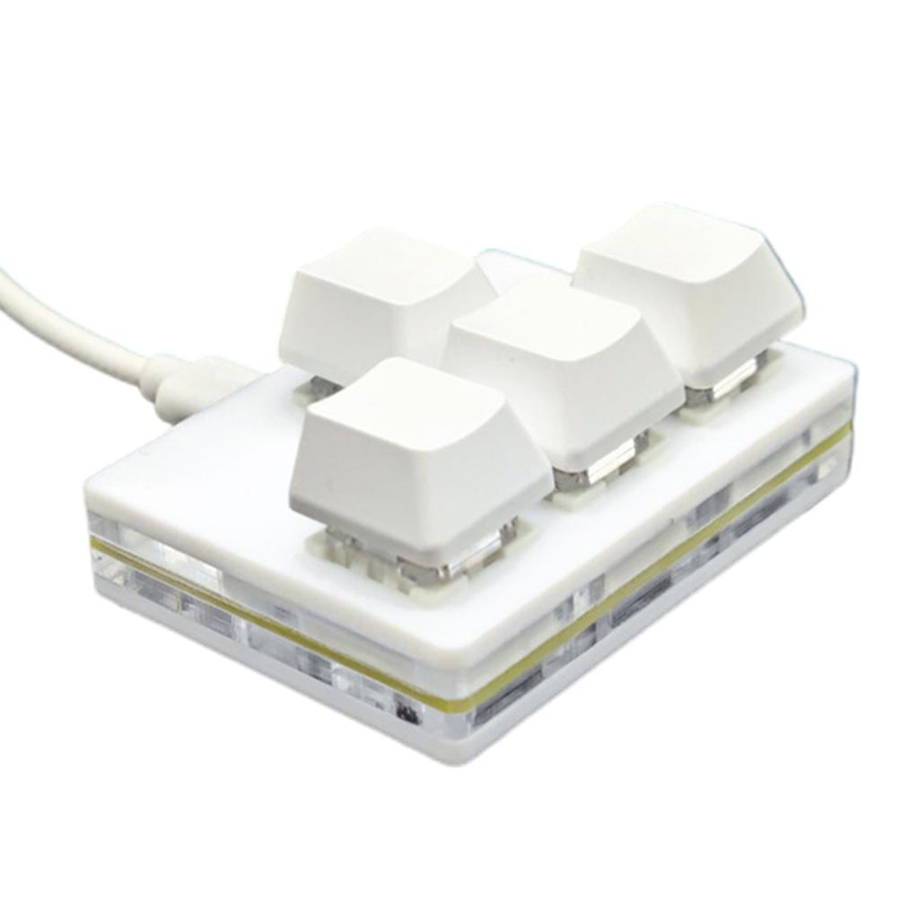 4-Key Keypad WASD Arrows Key Keycaps Keyboard One-Handed Mechanical Gaming Keypad Programmable USB Customized Keyboard
