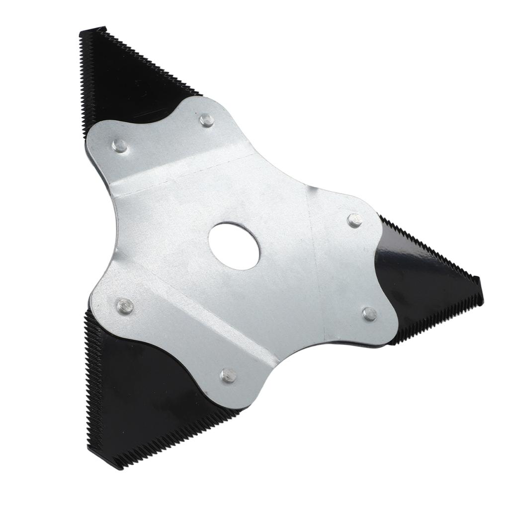 230mm 3Teeth Manganese Steel Lawn Mower Trimmer Blade Brush Cutter Manganese Steel Garden Lawn Mower Tool Parts