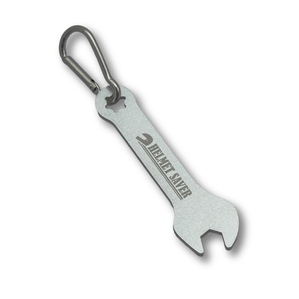 Aluminum helmet saver with Helmet helmet helmet adjustable box box Compatible with Arai Shoei OGK Mad wrench-type carabiner. lock, keeper, assist,
