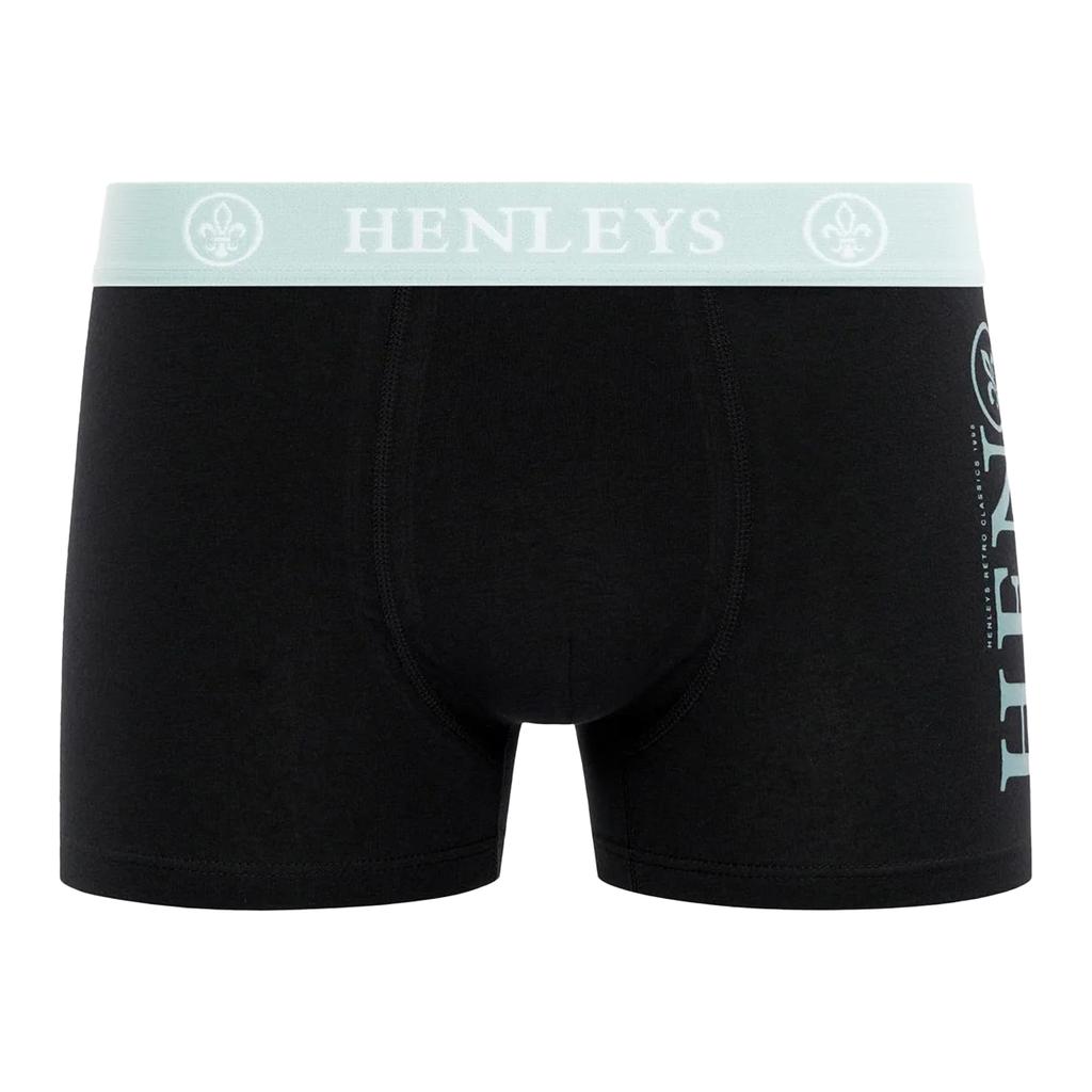 Henleys Mens Kelpar Boxer Shorts (Pack of 5)