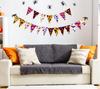 6 Stück Halloween-Thema Bedruckter Patchwork-Polyester-Baumwollstoff für Taschentuchnähen Quilting-Stoffe Handarbeitsmaterial DIY Handgemacht