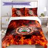 Southampton Football Printed 3 Pieces Bedding Set, Comfortable Skin Friendly Bedroom Duvet Cover Set