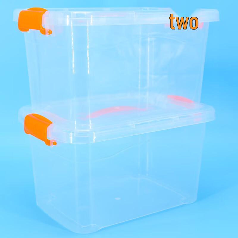 HAISIDICK gnjz-7368 Clear Plastic Storage Bins Set