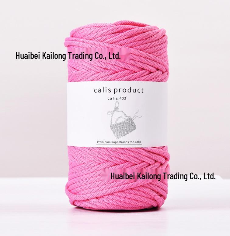 4mm Cotton-Polyester Crochet Cord for DIY Hand-Knitted Bags and Weaving